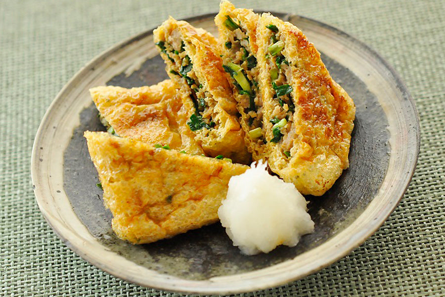 豚ニラきつね｜ベル食品「ザンギ名人」のアレンジレシピ