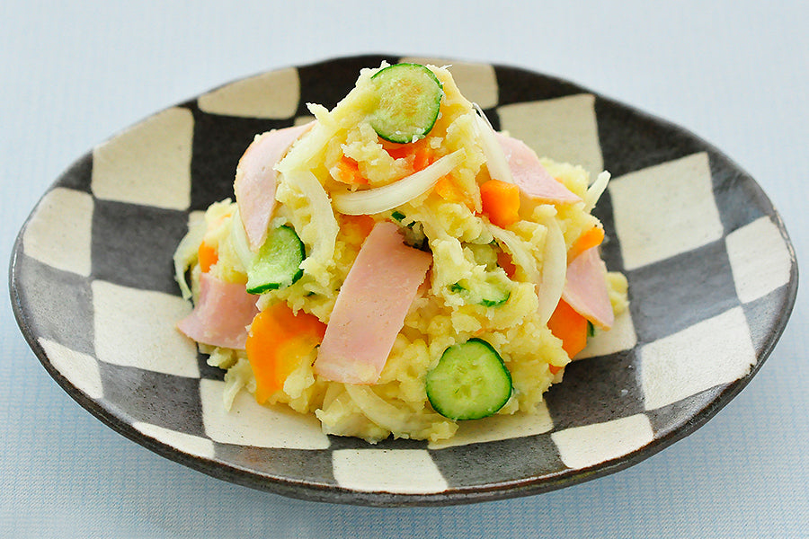 ポテトサラダ｜ベル食品「ごま冷しラーメンスープ」のアレンジレシピ