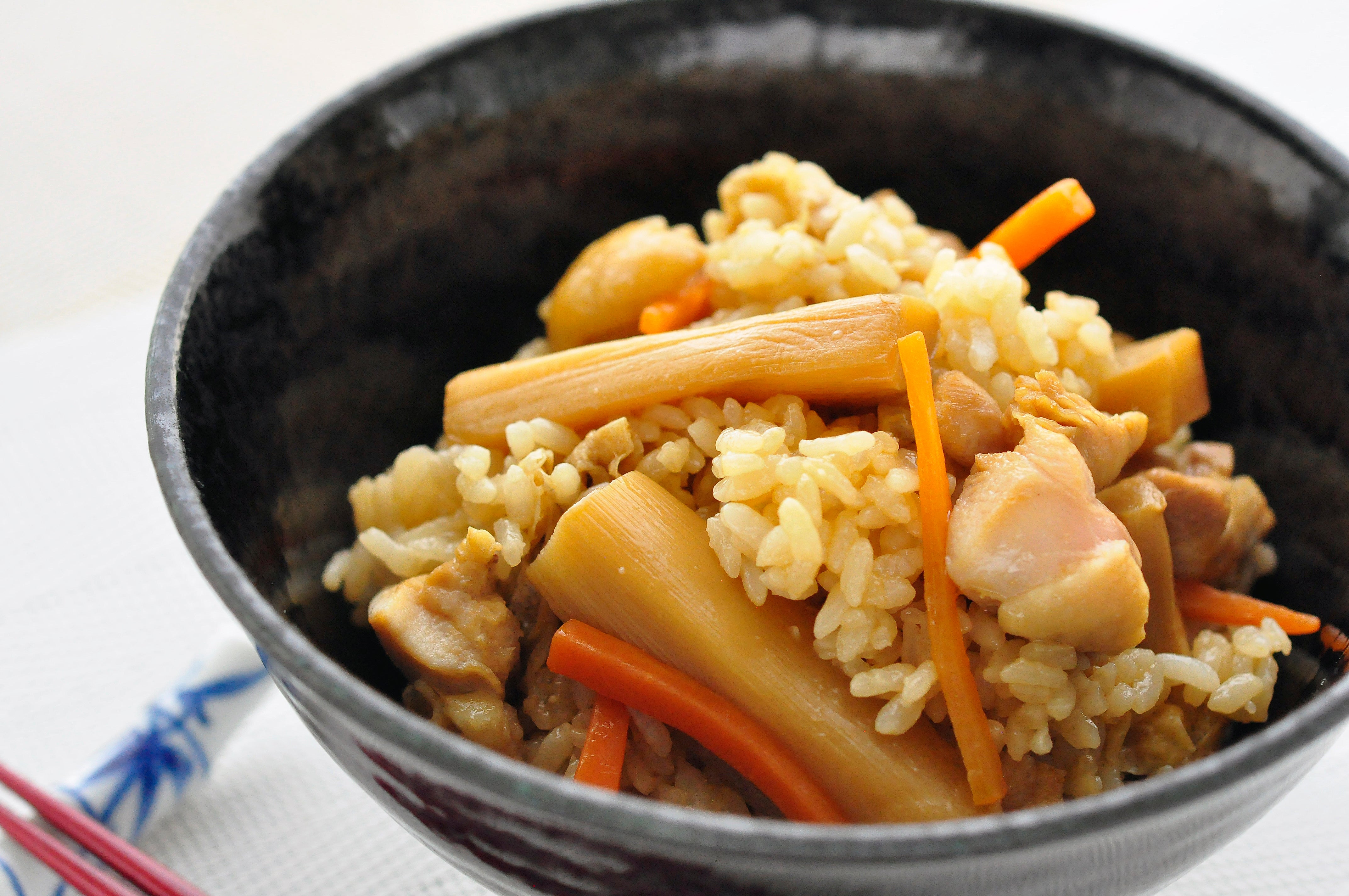 メンマ炊き込みごはん｜ベル食品「ラーメンスープ華味 しょうゆ味」の