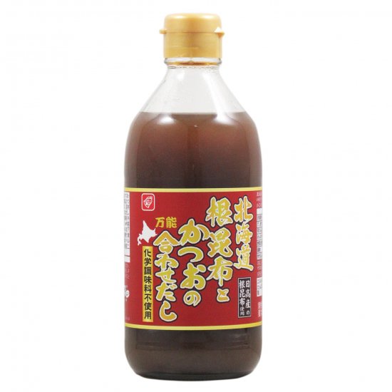 北海道根昆布とかつおの合わせだし 400ml