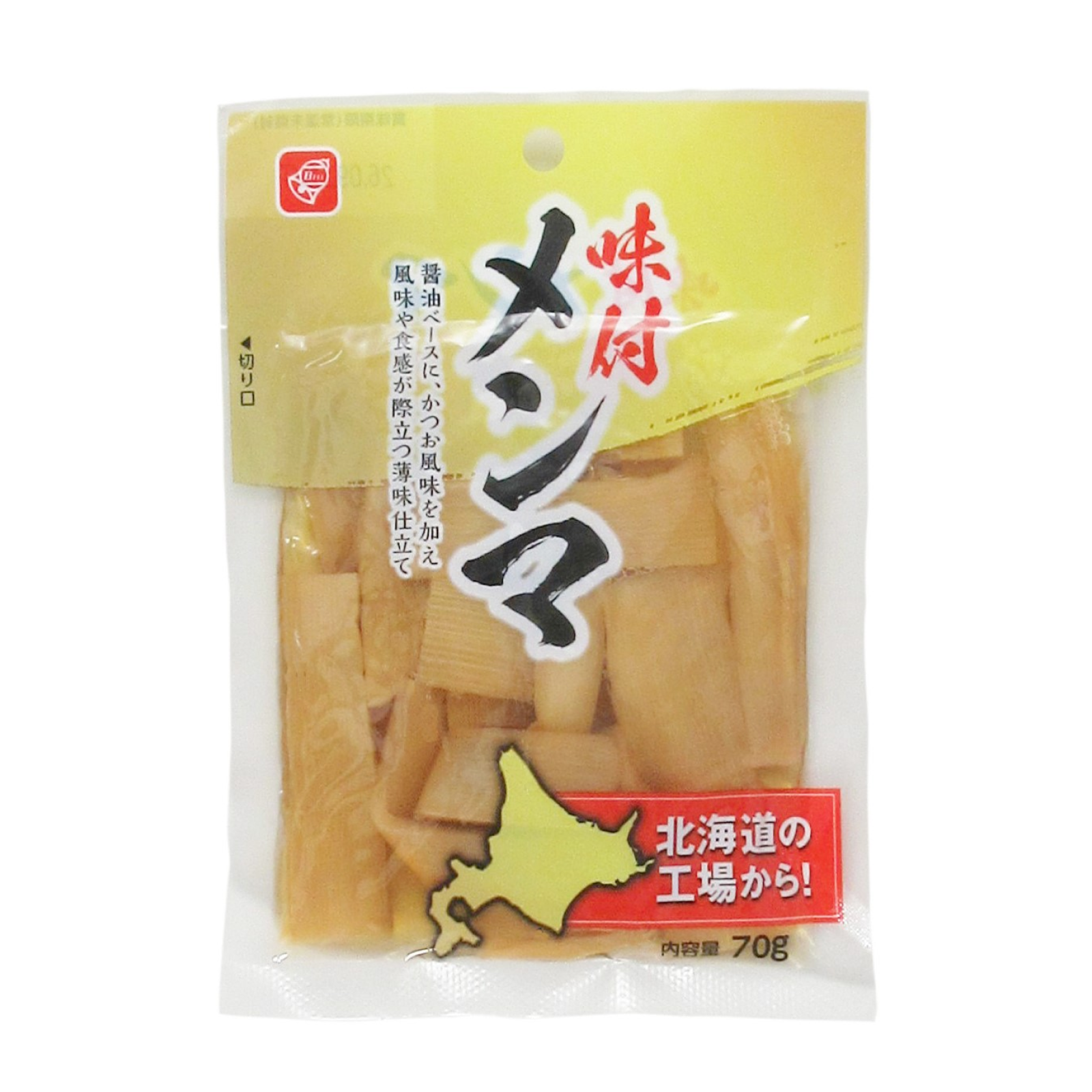 北海道製造 味付メンマ 70g