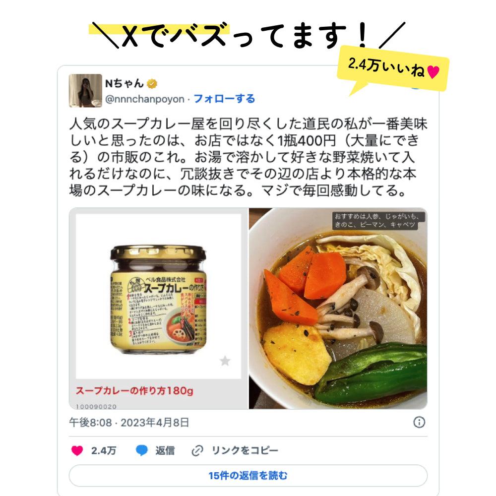ガラクスープカレーの作り方 濃厚和だし 180g