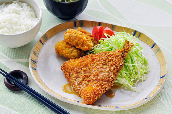 あじとカキのフライ定食