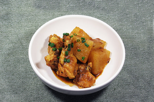 鶏手羽元と大根のカレー煮込み