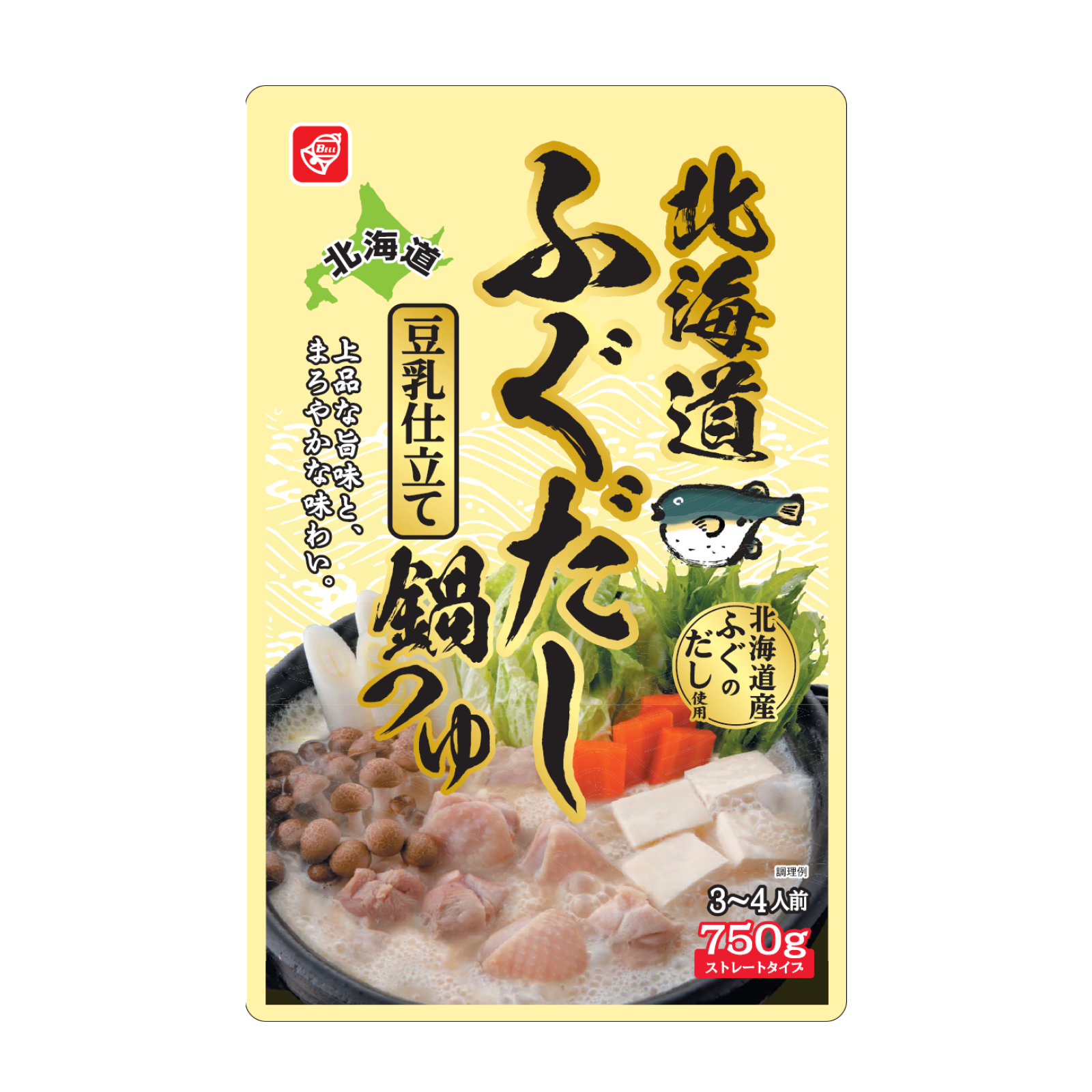 北海道ふぐだし 豆乳仕立て鍋つゆ 750g