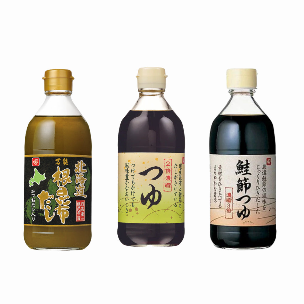 【夏季限定】北海道つゆお試しセット（3本セット/送料無料）